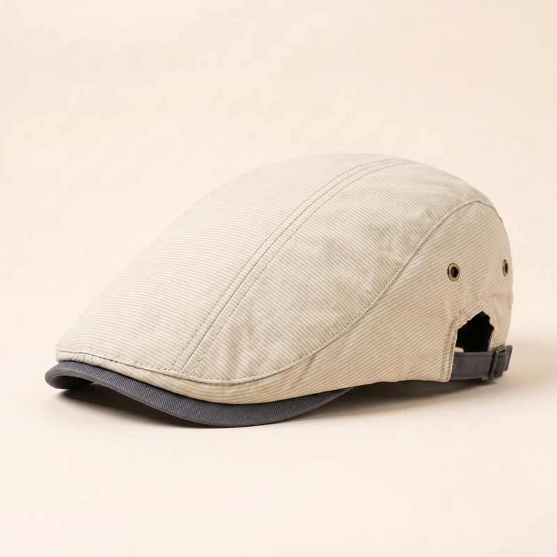 Casquette Coton Rayée